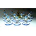 Subbuteo Andrew Table Soccer Iraklis Salonica away 1983-84 on WSB Professional bases